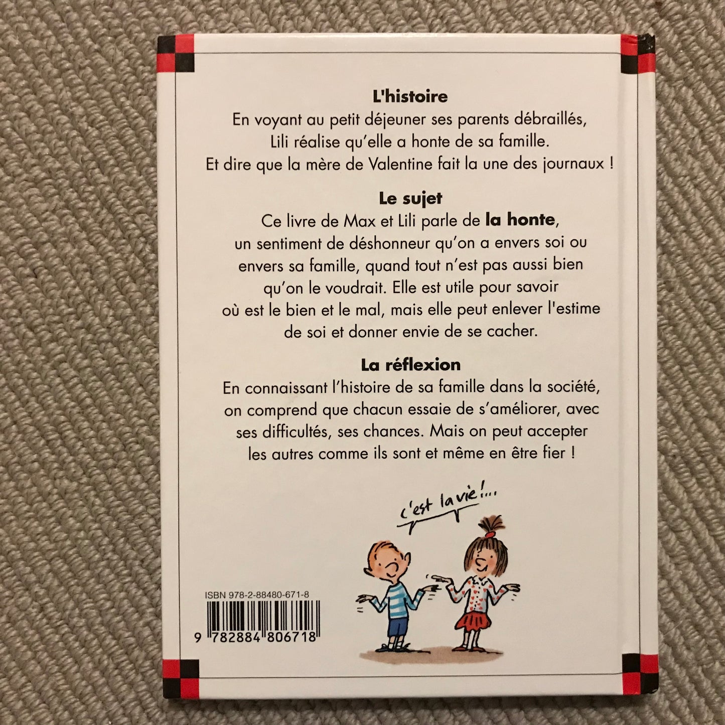 Max et Lili T104: Lili a trop honte - Bloch & Saint Mars