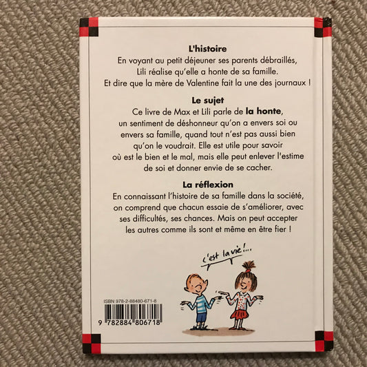 Max et Lili T104: Lili a trop honte - Bloch & Saint Mars