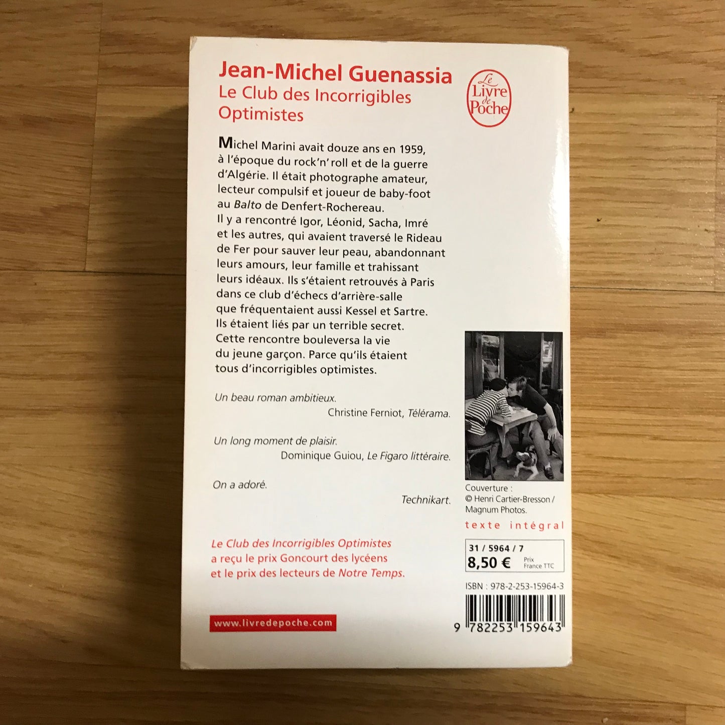 Guenassia, Jean-Michel - Le clubs des incorrigibles optimistes