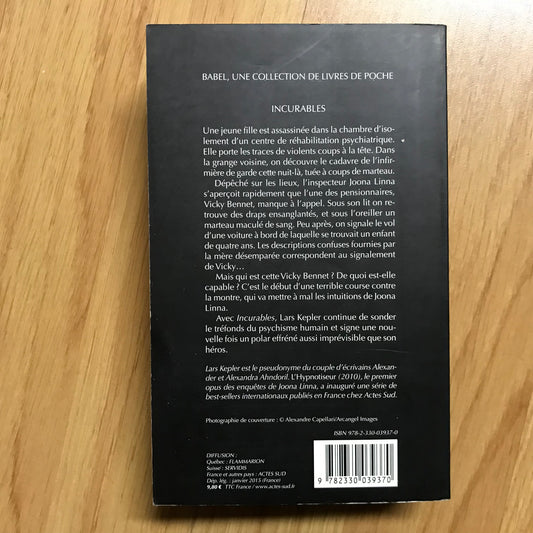 Kepler, Lars - Incurables