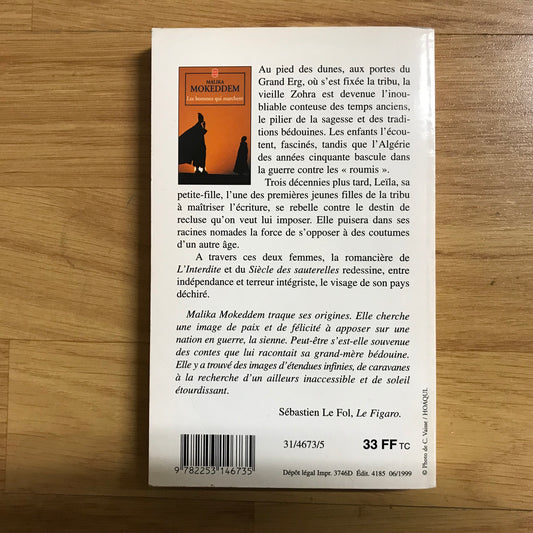 Mokeddem, Malika - Les hommes qui marchent