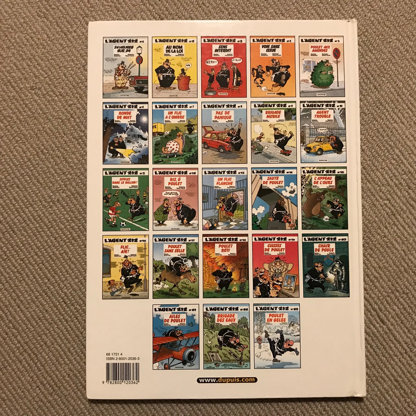 L’agent 212 T15: L ‘appeau de l’ours - Kox, D. & Chauvin, R.