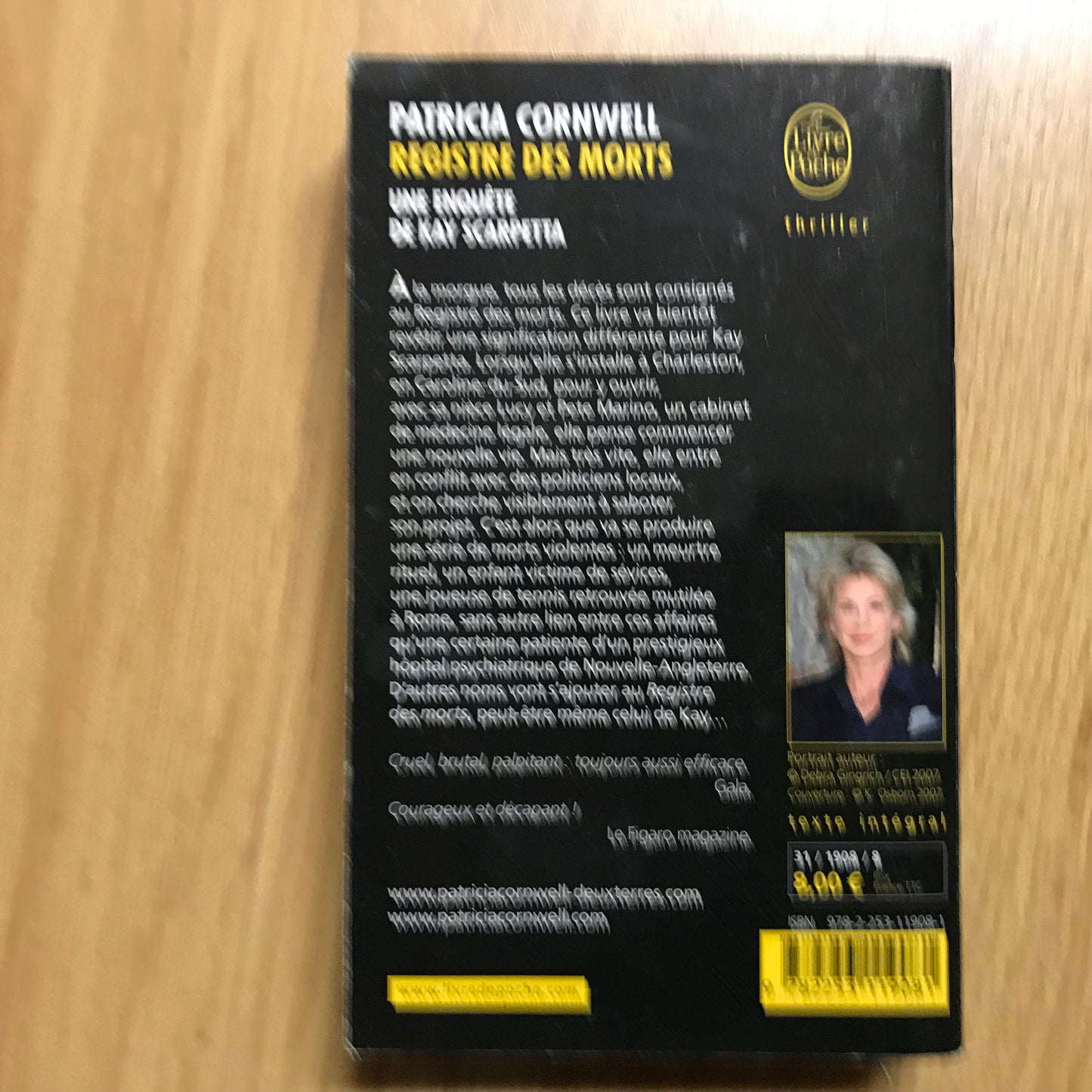 Cornwell, Patricia - Registre des morts