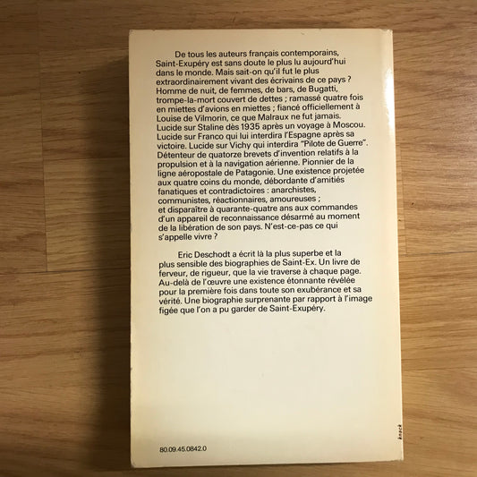 Saint-Exupery, biographie - Eric Deschodt