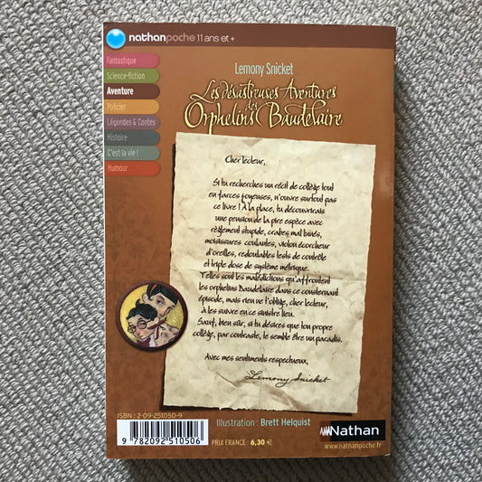 Snicket, L. - Les orphelins de Baudelaire 05, Pi猫ge au coll猫ge