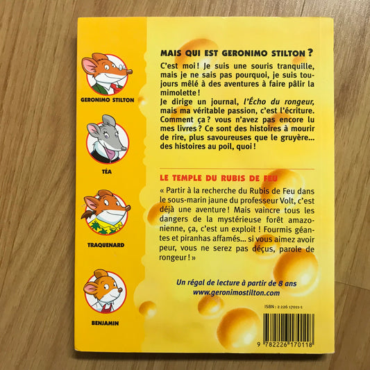 Geronimo Stilton 25: Le temple du rubis de feu