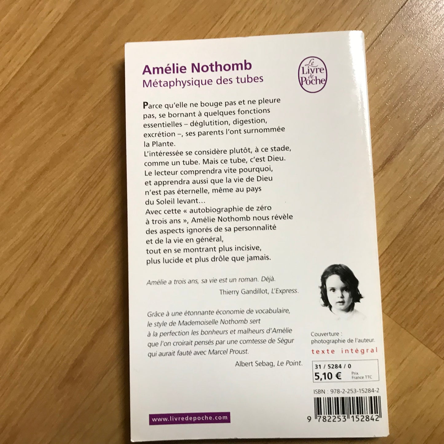 Nothomb, Amélie - Métaphysique des tubes