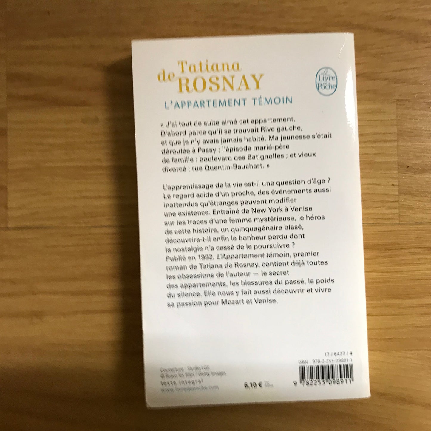 Rosnay de, Tatiana - L’appartement témoin