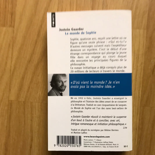 Gaarder, Jostein - Le monde de Sophie