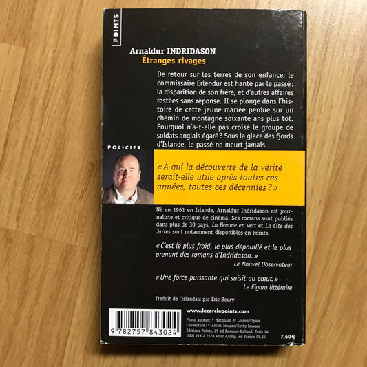 Indridason, Arnaldur - Étranges rivages