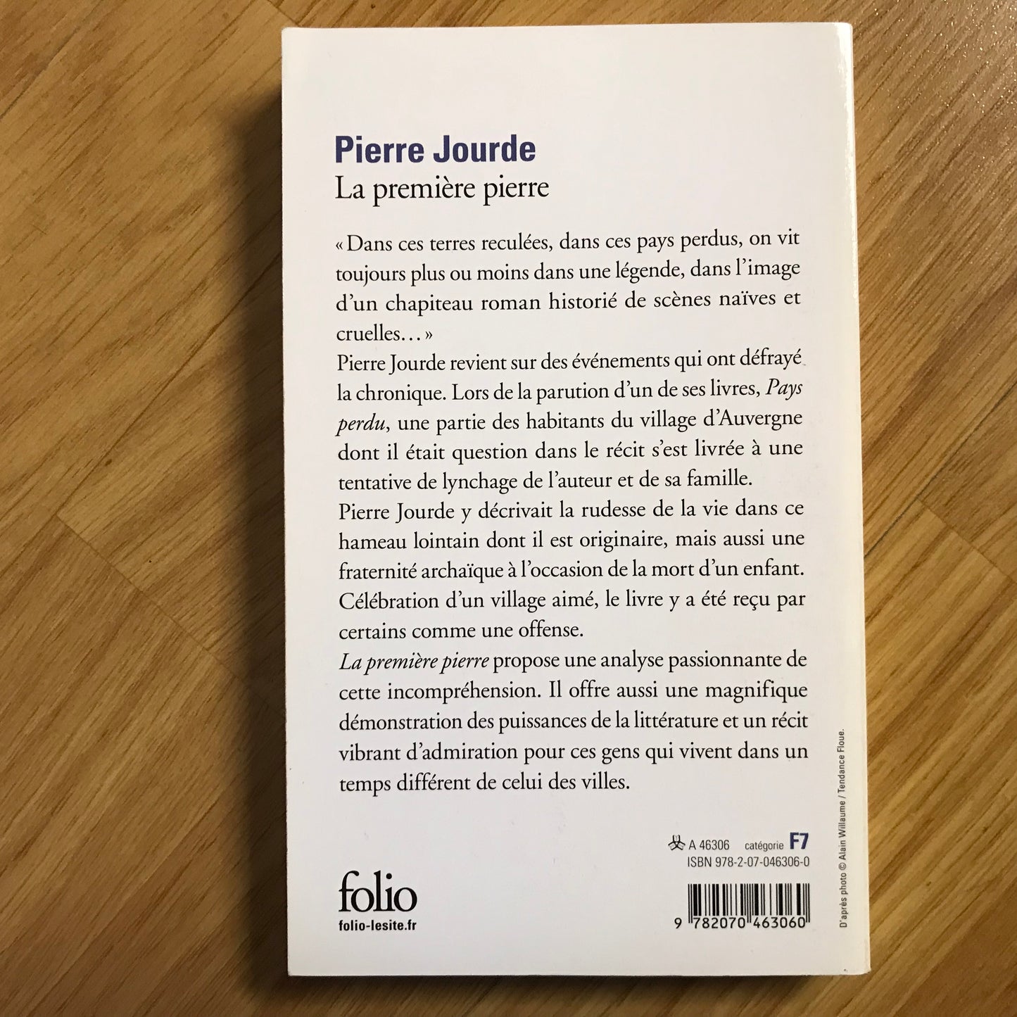 Jourde, Pierre - La première pierre