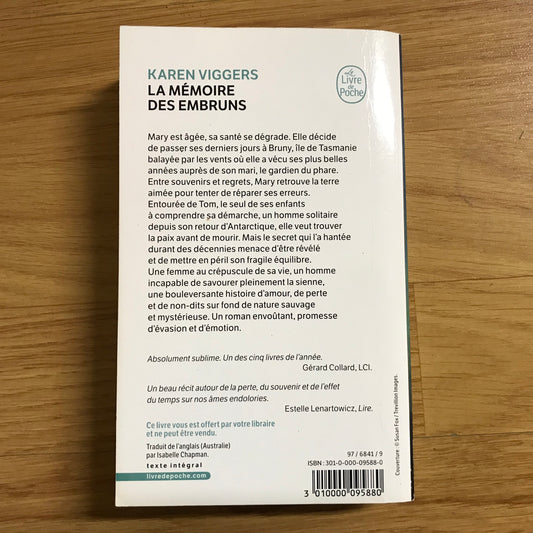 Viggers, Karen - La mémoire des embruns