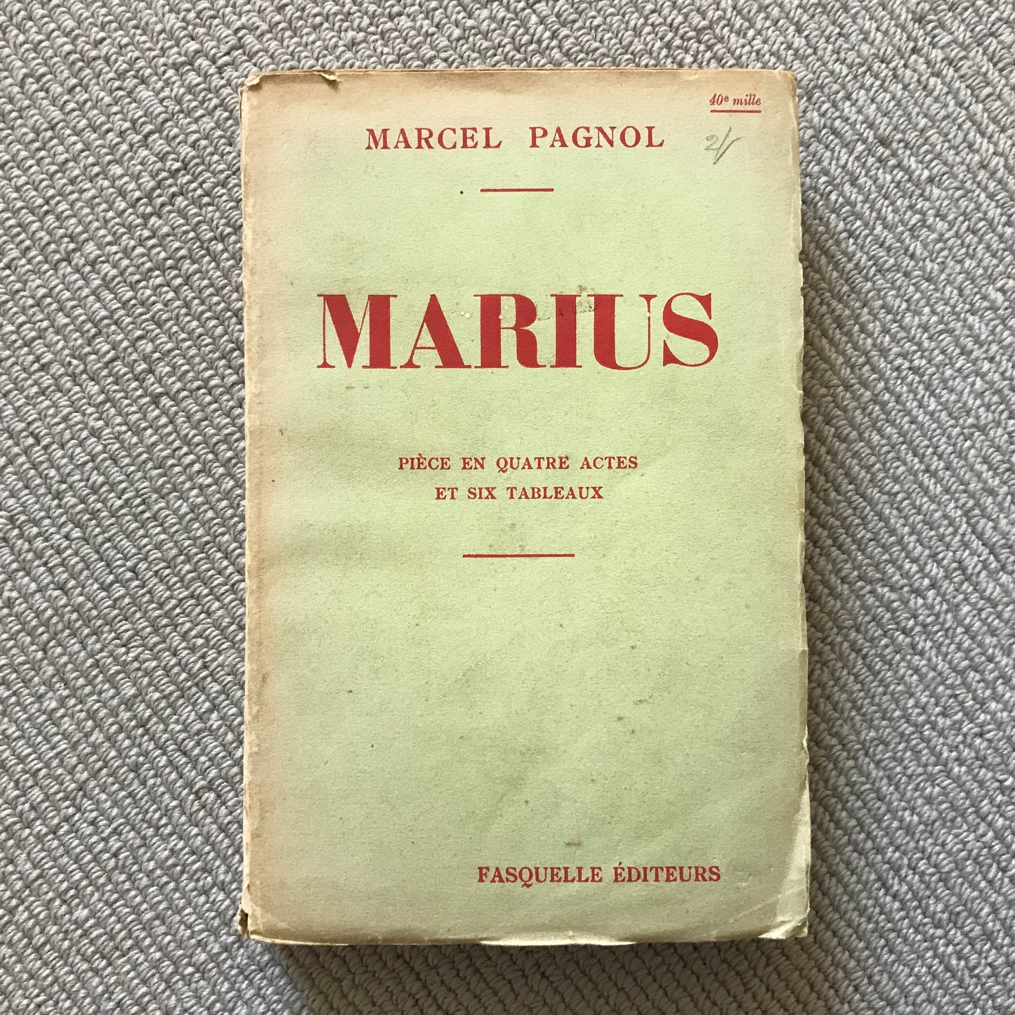 Pagnol, Marcel - Marius