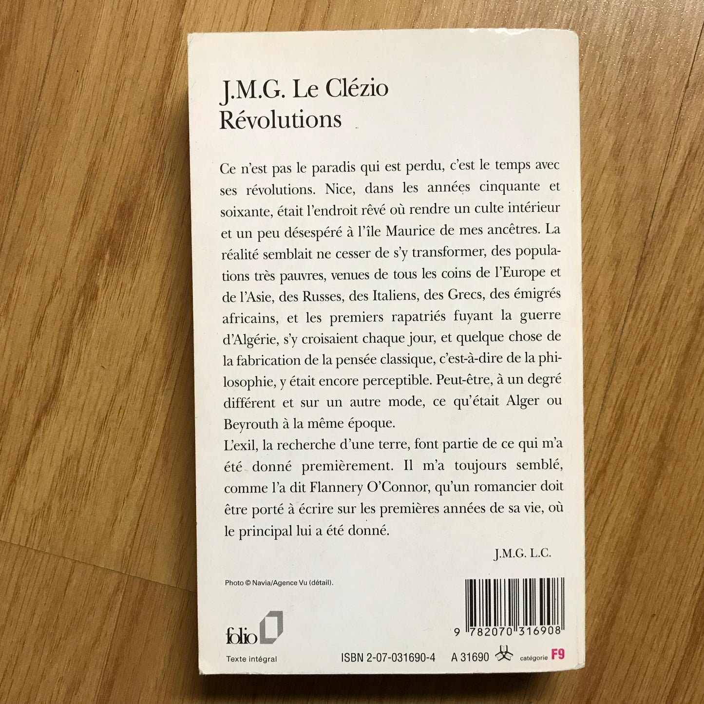 Clézio le, JMG - Révolutions