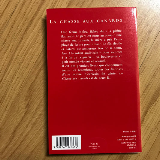 Claus, Hugo - La chasse aux canards