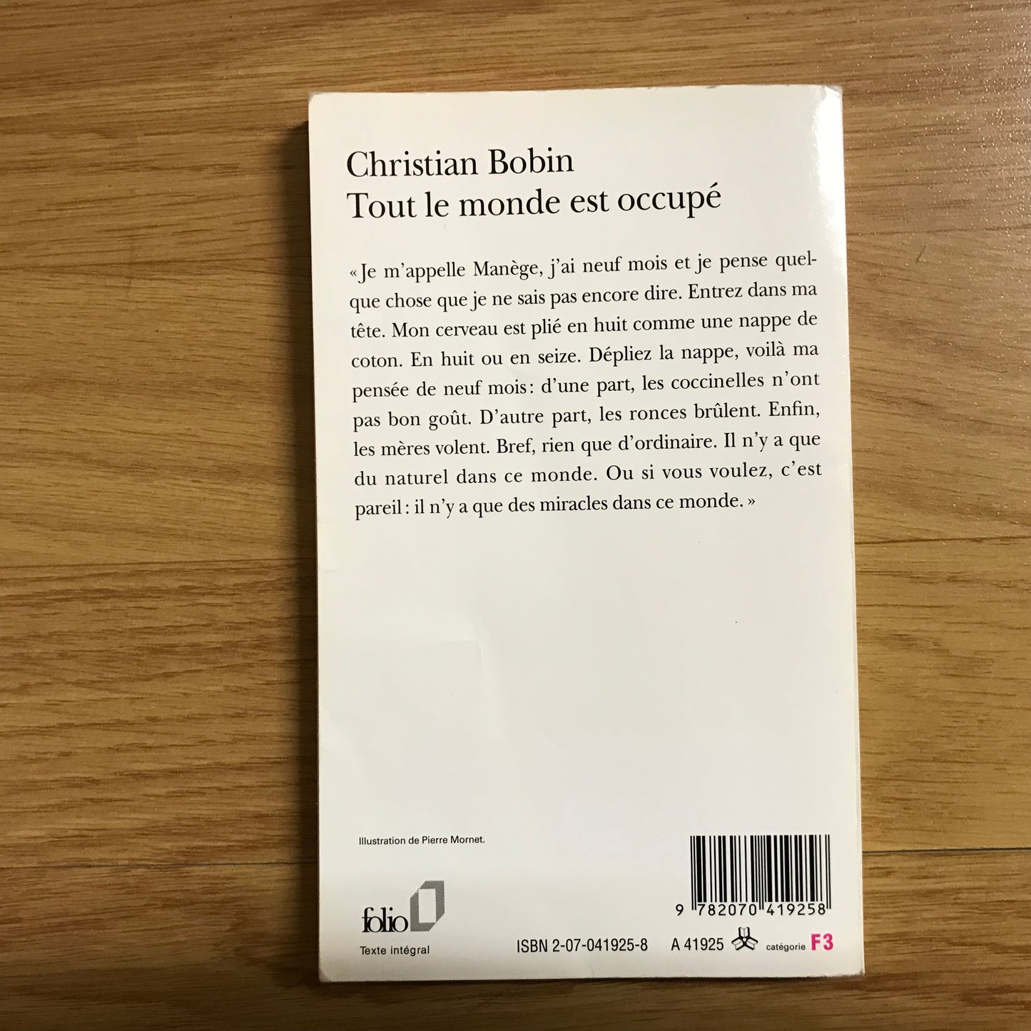 Bobin, Christian - Tout le monde est occupé