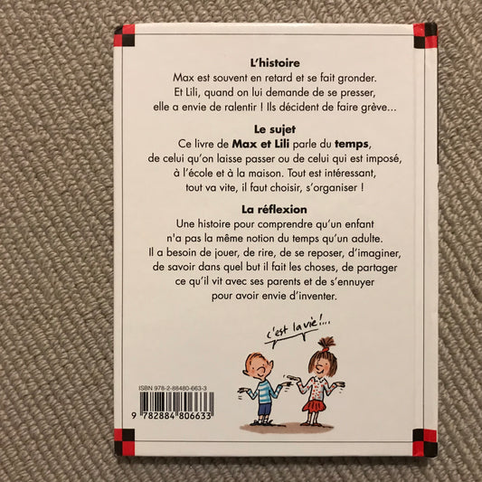 Max et Lili T103: Max et Lili en ont marre de se dépêcher - Bloch & Saint Mars