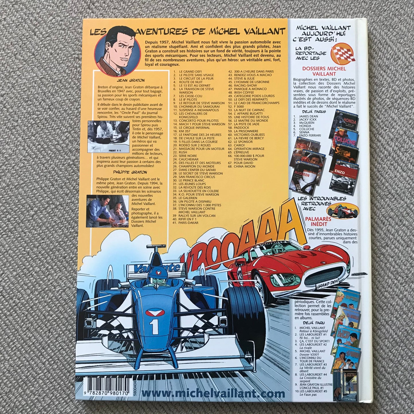 Michel Vaillant T02: Le pilote sans visage - Graton