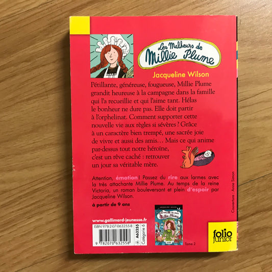 Millie Plume, Les malheurs de Millie Plume - Wilson, Jacqueline