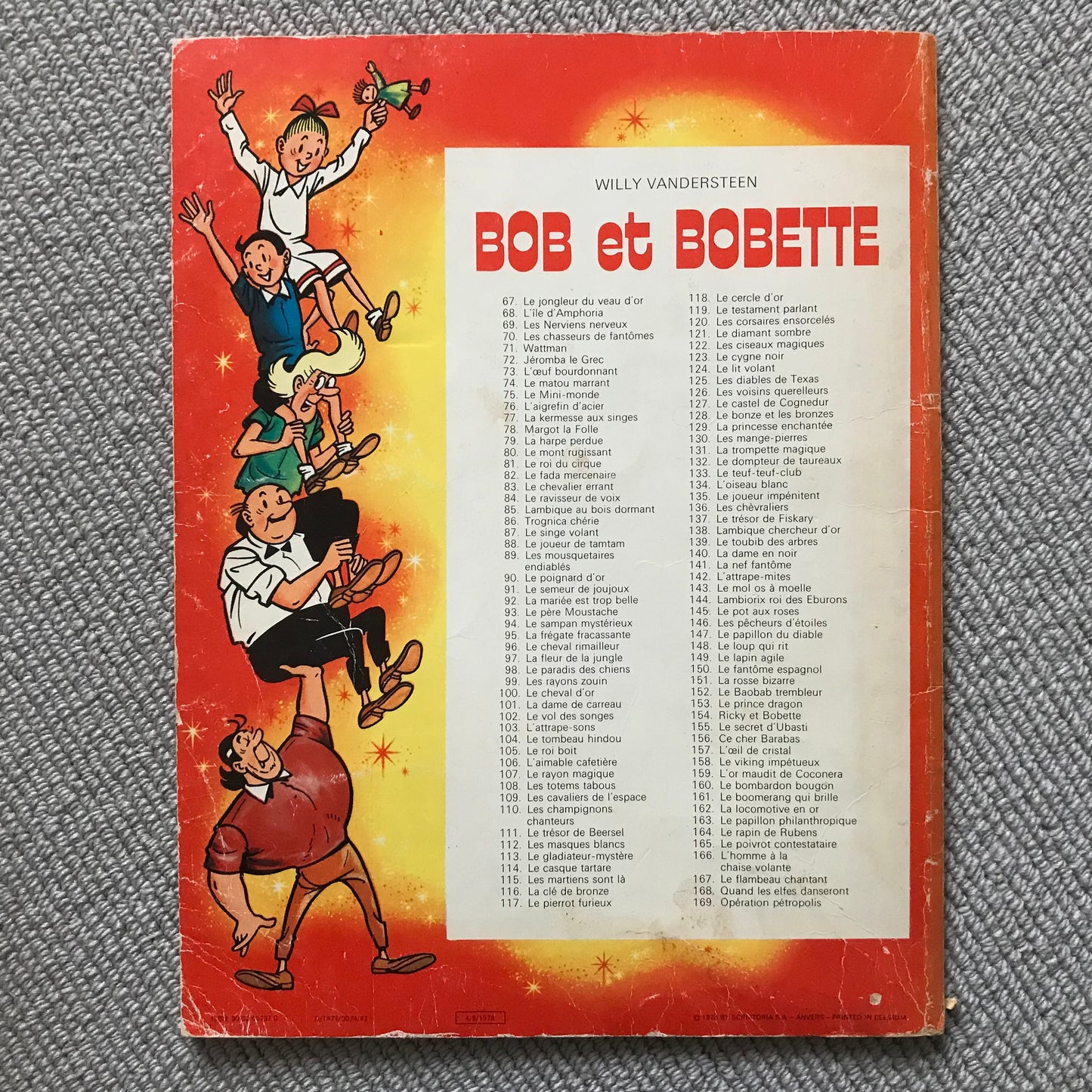 Bob et Bobette 130, Les mange-pierres - W. Vandersteen