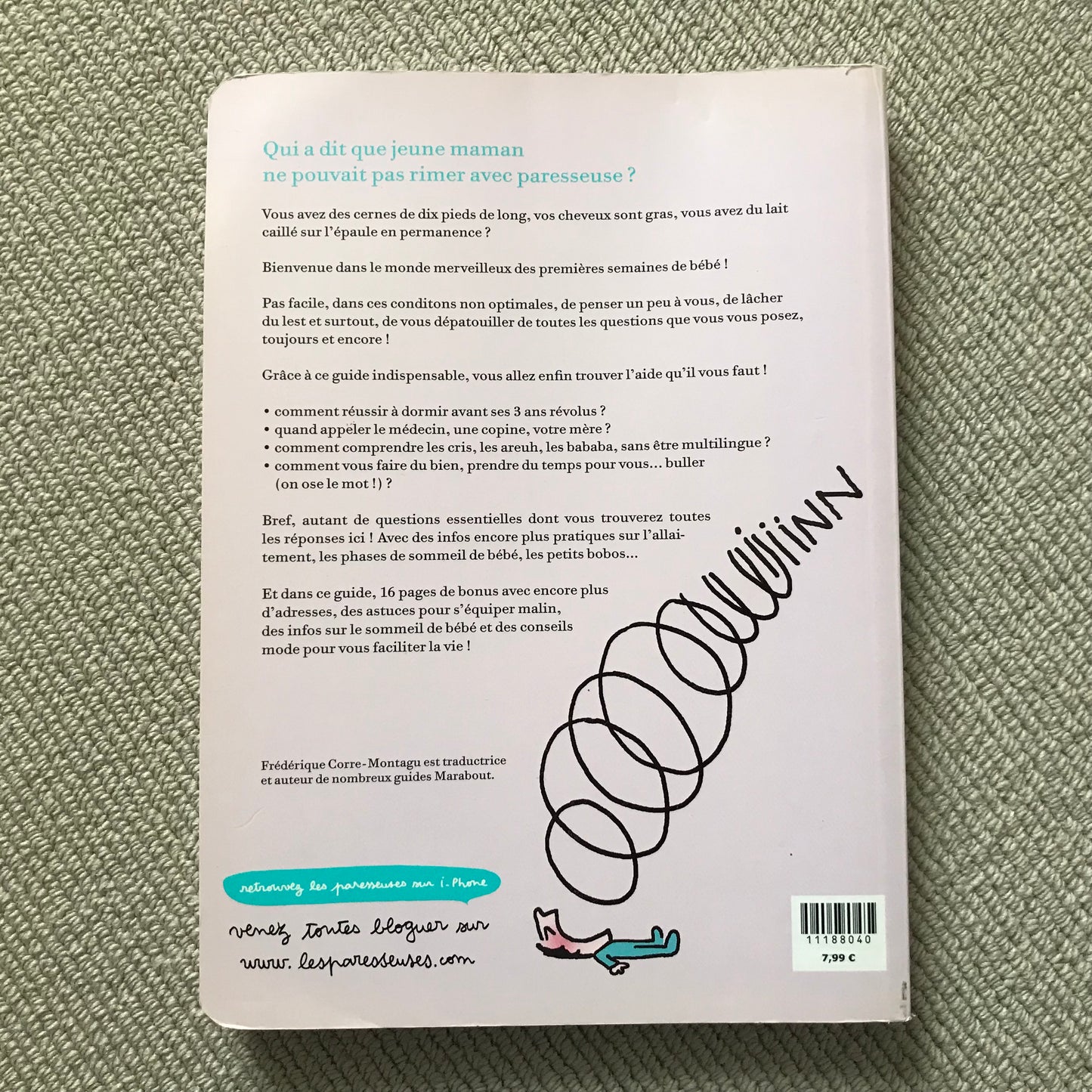 Le cahier jeune maman des paresseuses