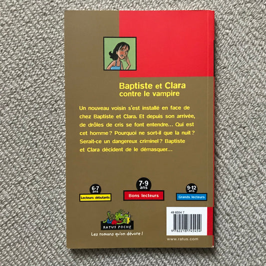 Baptiste et Clara contre le vampire - O. Daniel & F.Foyard
