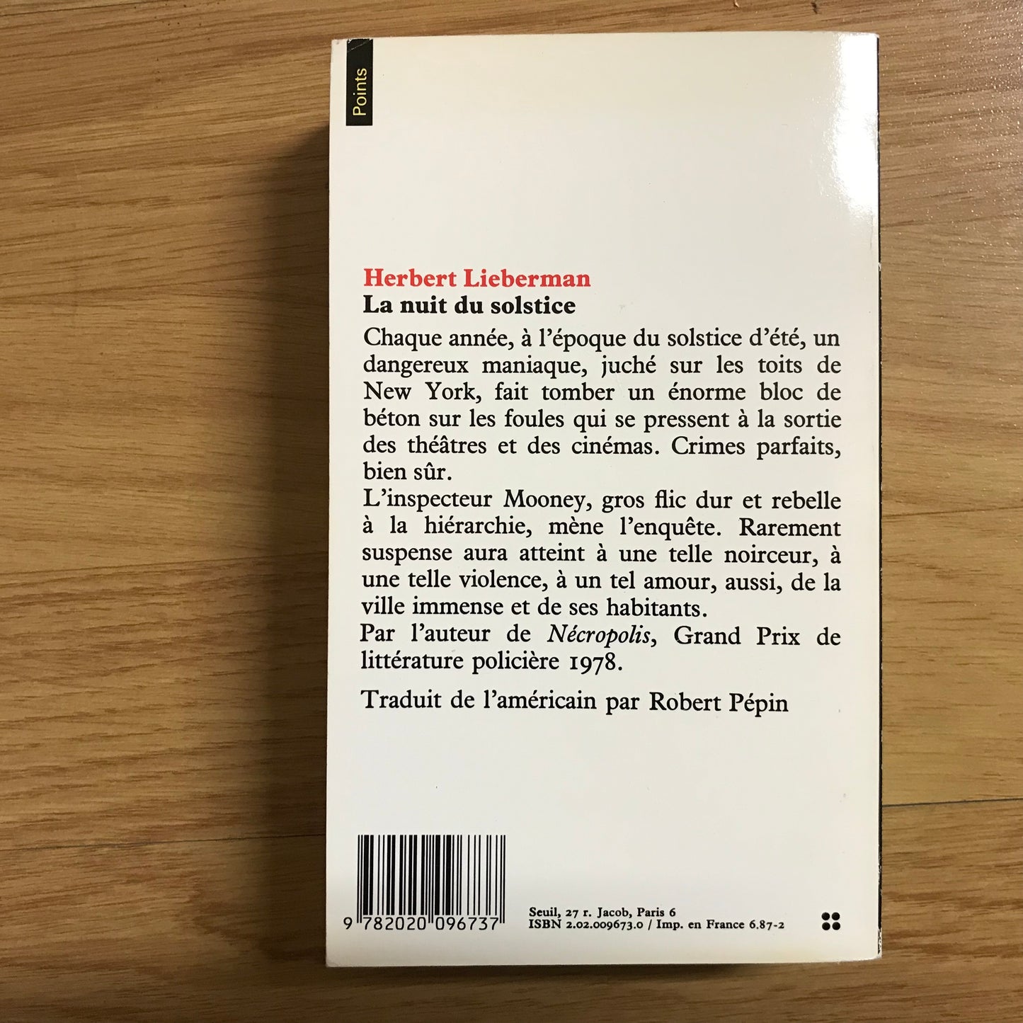 Lieberman, Herbert - La nuit du solstice