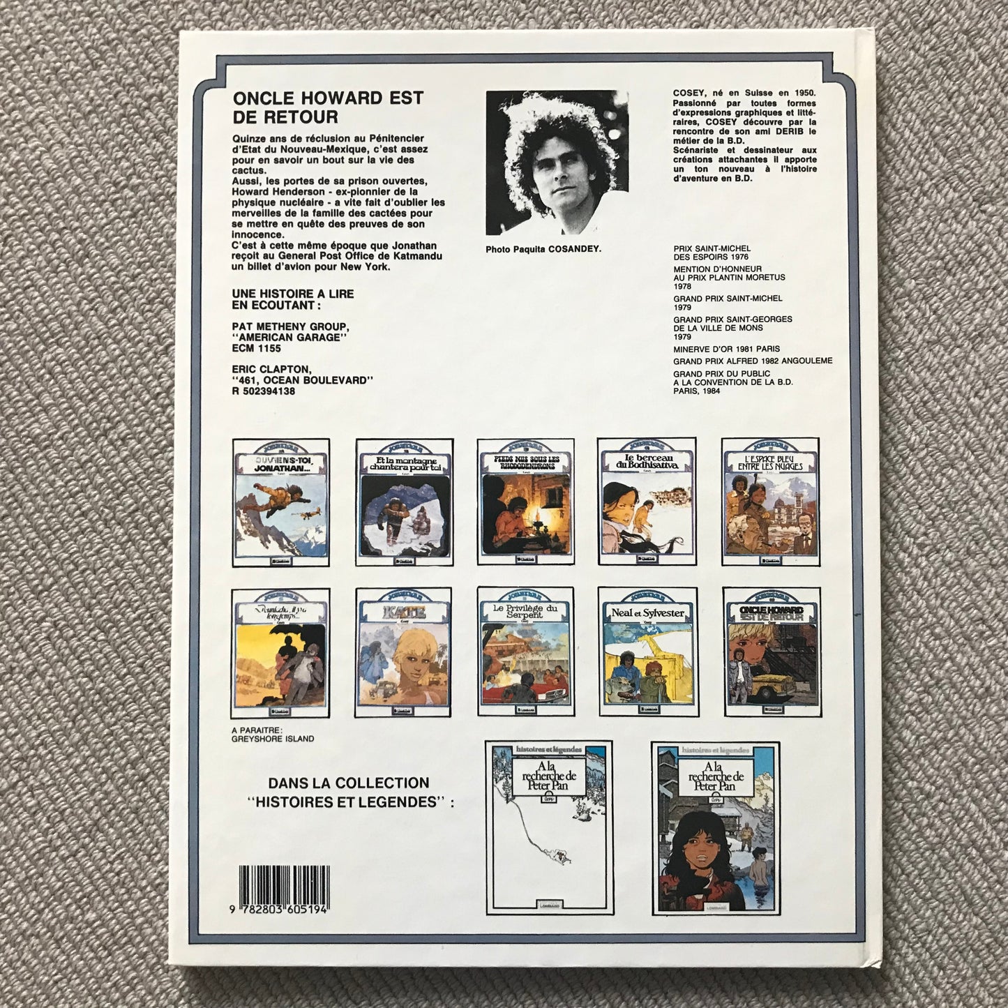 Jonathan, T10: Oncle Howard est de retour - Cosey