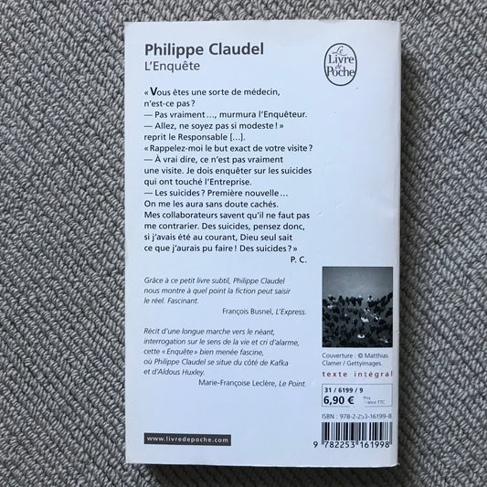Claudel, Philippe - L’enquête