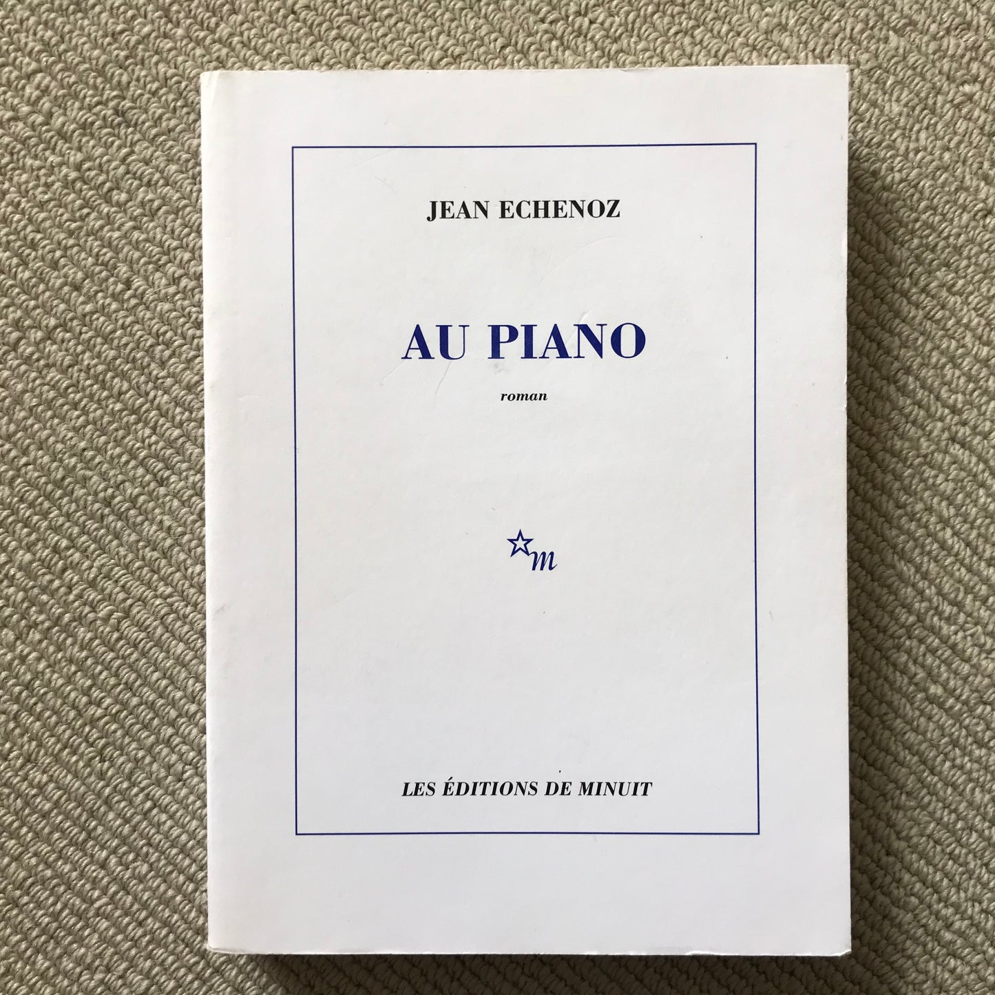 Echenoz, Jean - Au piano