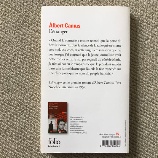 Camus, Albert - L’étranger