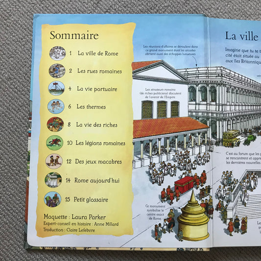 La Rome antique (Fenêtre sur) - Pop up book
