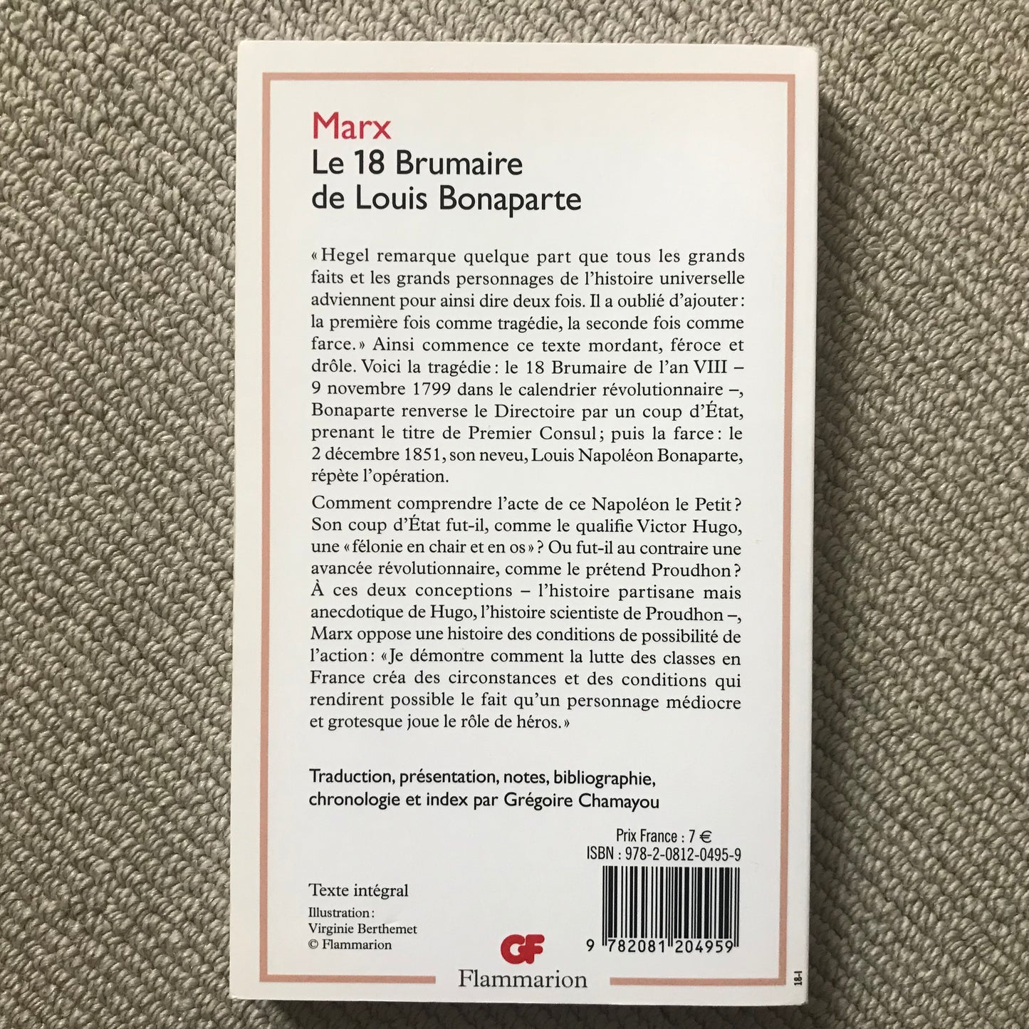 Marx - Le 18 Brumaire de Louis Bonaparte