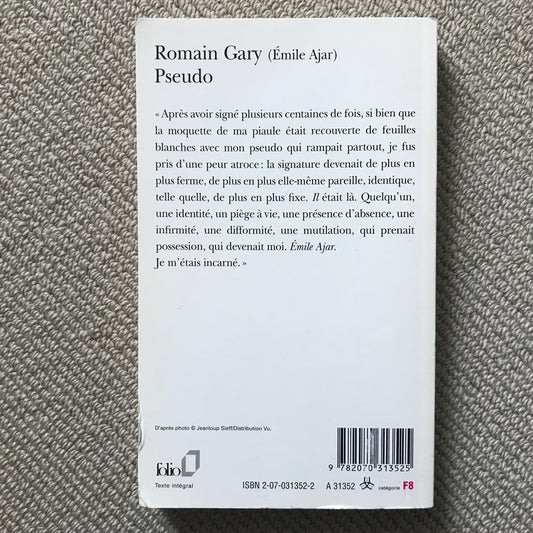 Romain Gary (Emile Ajar) - Pseudo