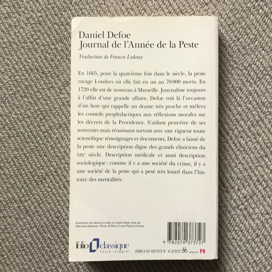 Defoe, Daniel - Journal de l’Année de la Peste