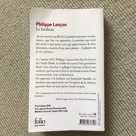 Lançon, Philippe - Le lambeau