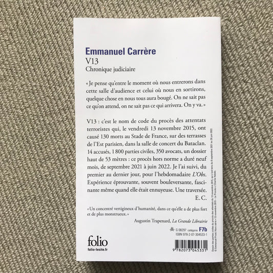 Carrère, Emmanuel - V13