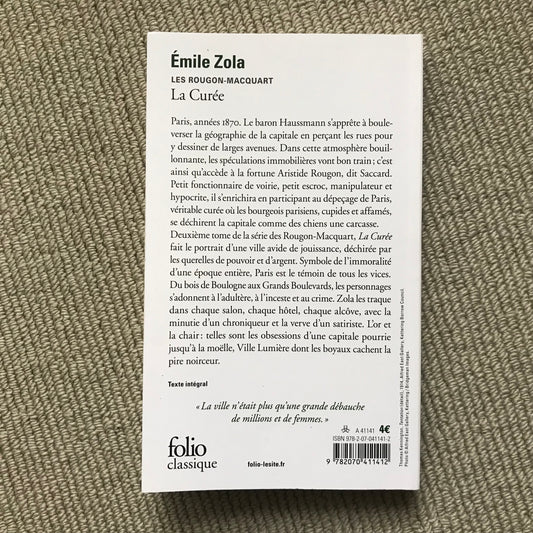 Zola, Emile - La curée