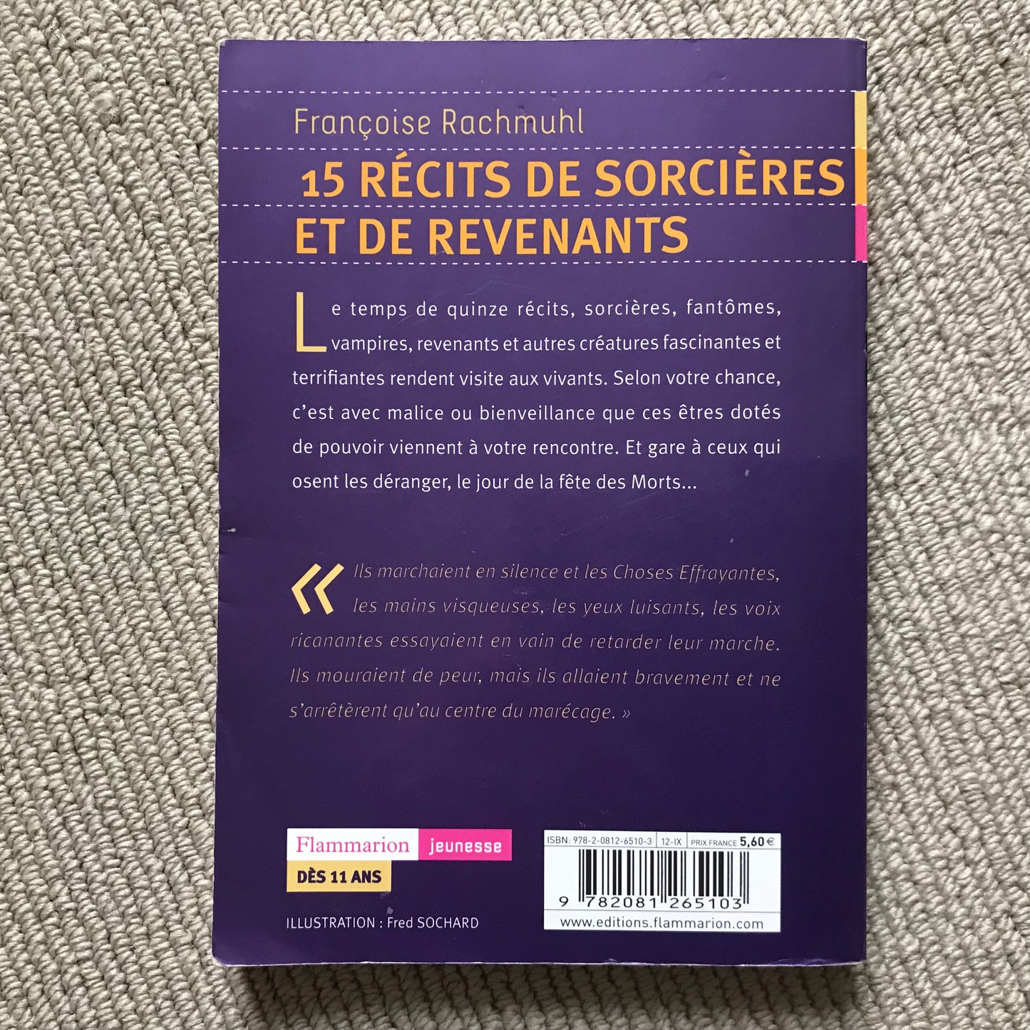 15 récits de sorcières et de revenants - F. Rachmuhl