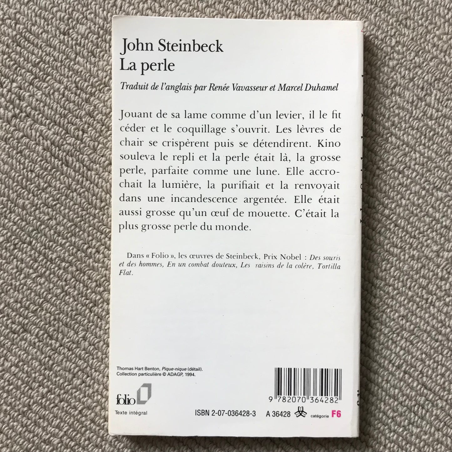 Steinbeck, John - La perle