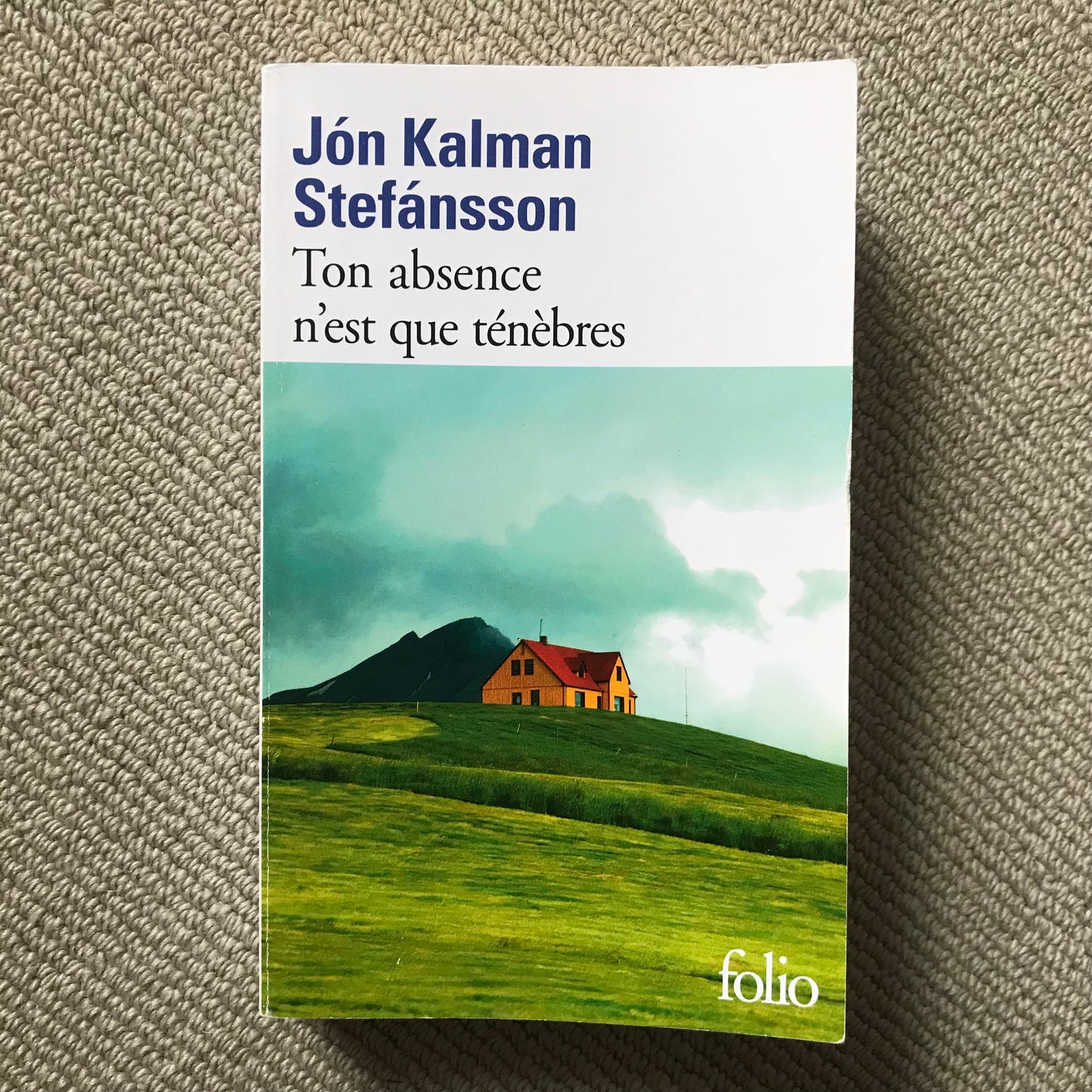 Stefánsson, Jón Kalman - Ton absence n’est que ténèbres