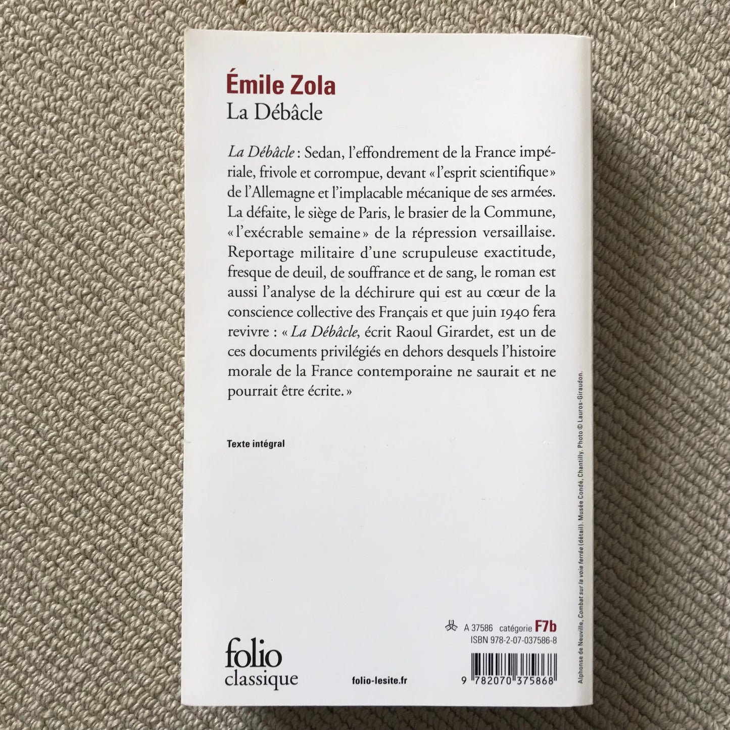 Zola, Emile - La débâcle