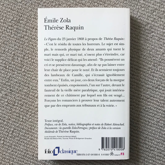 Zola, Emile - Thérèse Raquin