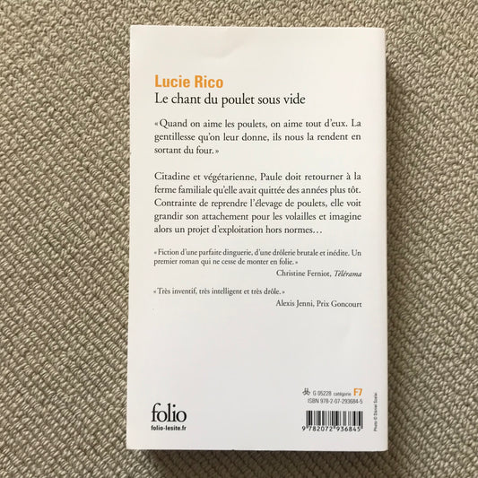 Rico, Lucie - Le chant du poulet sous vide
