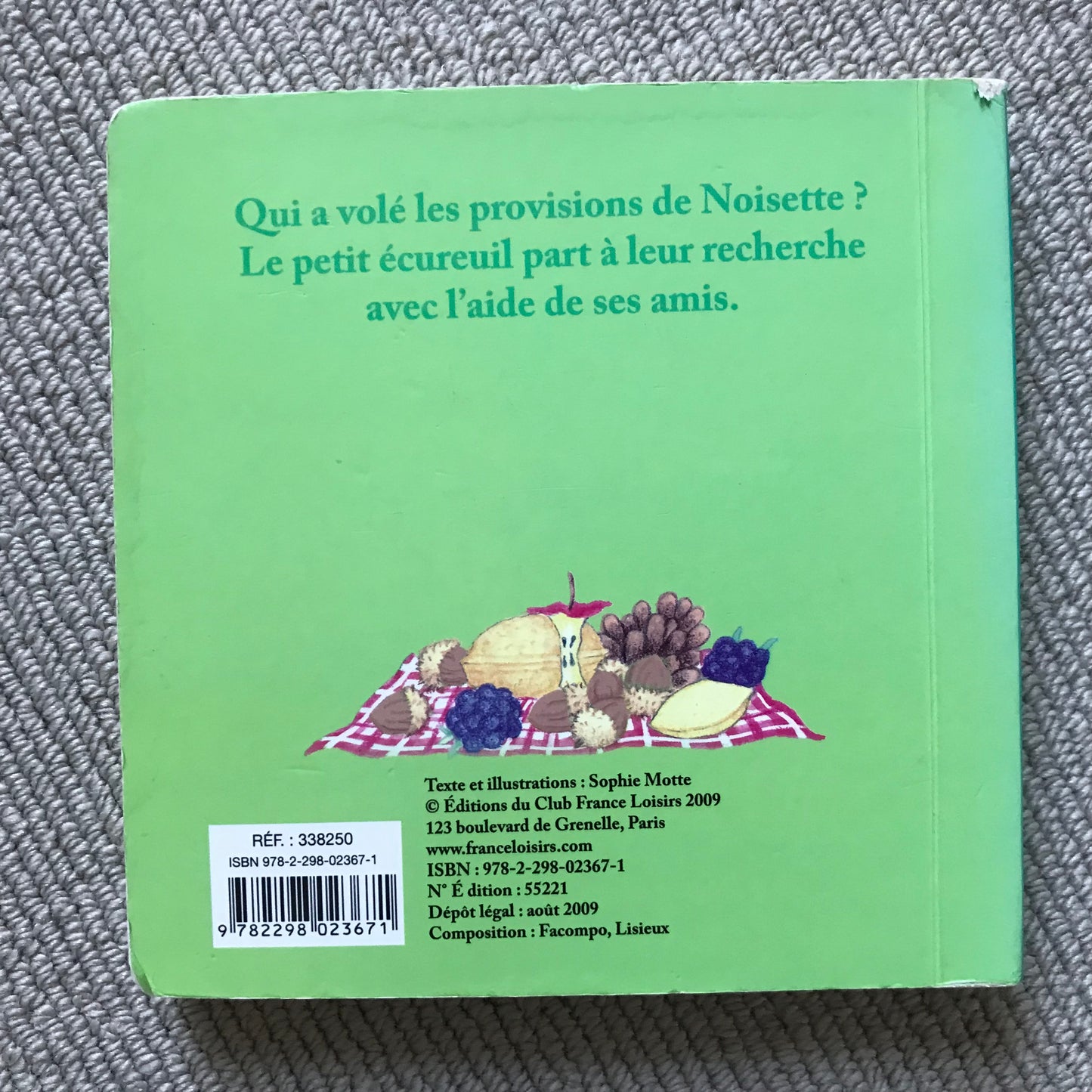 Les provisions de Noisette - S. Motte