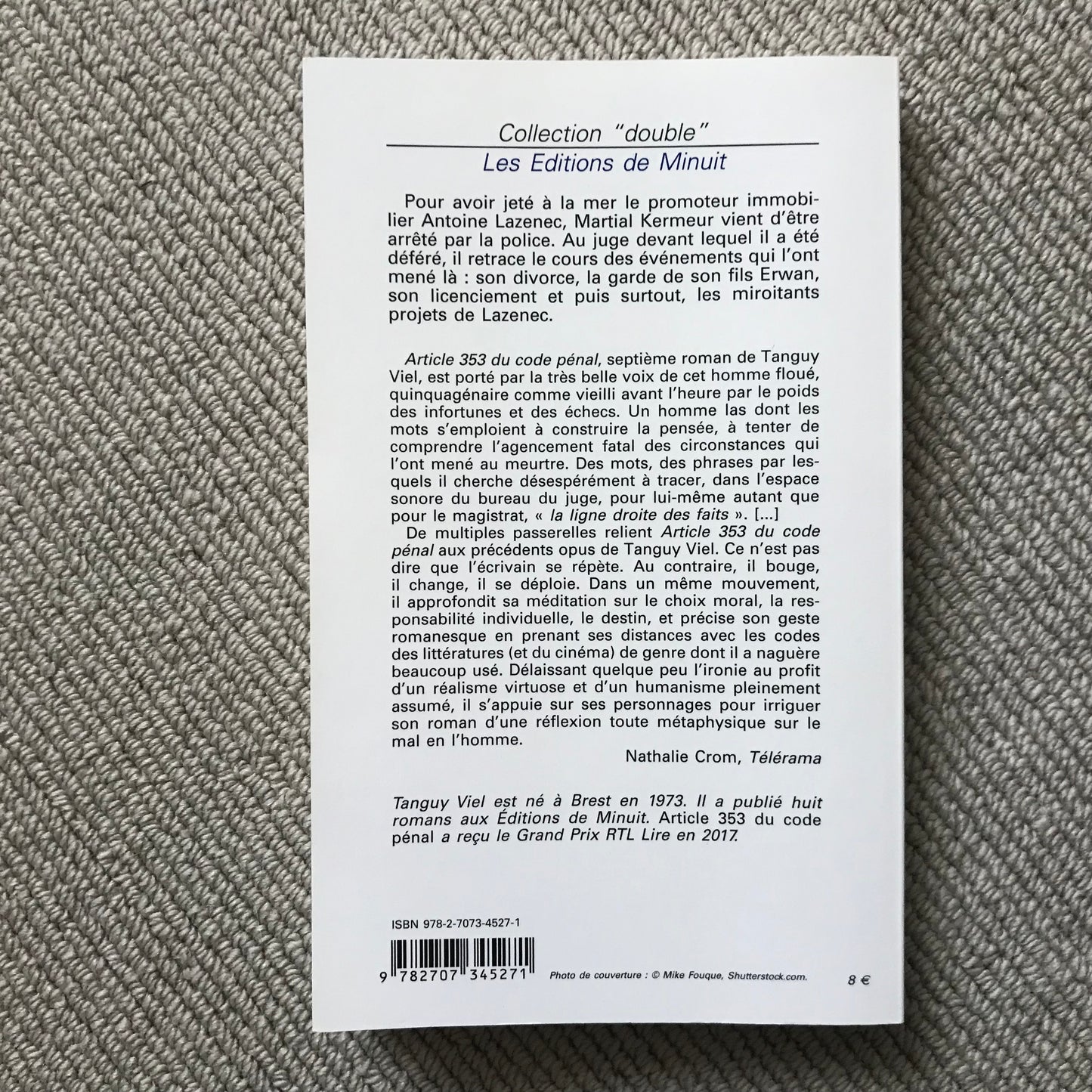 Viel, Tanguy - Article 353 du code pénal