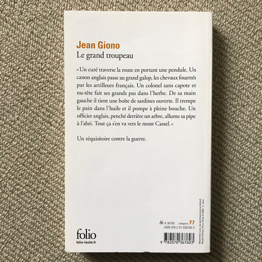 Giono, Jean - Le grand troupeau