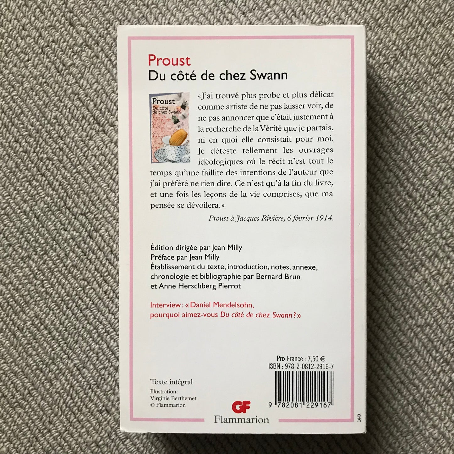 Proust - À la recherche du temps perdu volume 1: Du côté de chez Swann