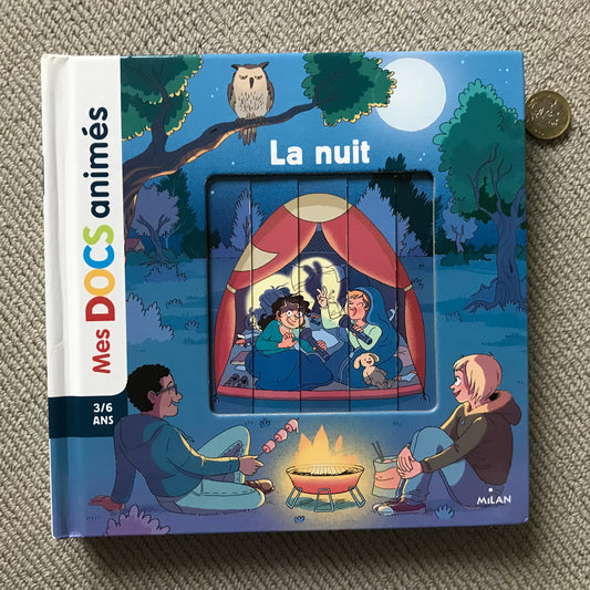 La nuit - Mes docs animés (pop up book)