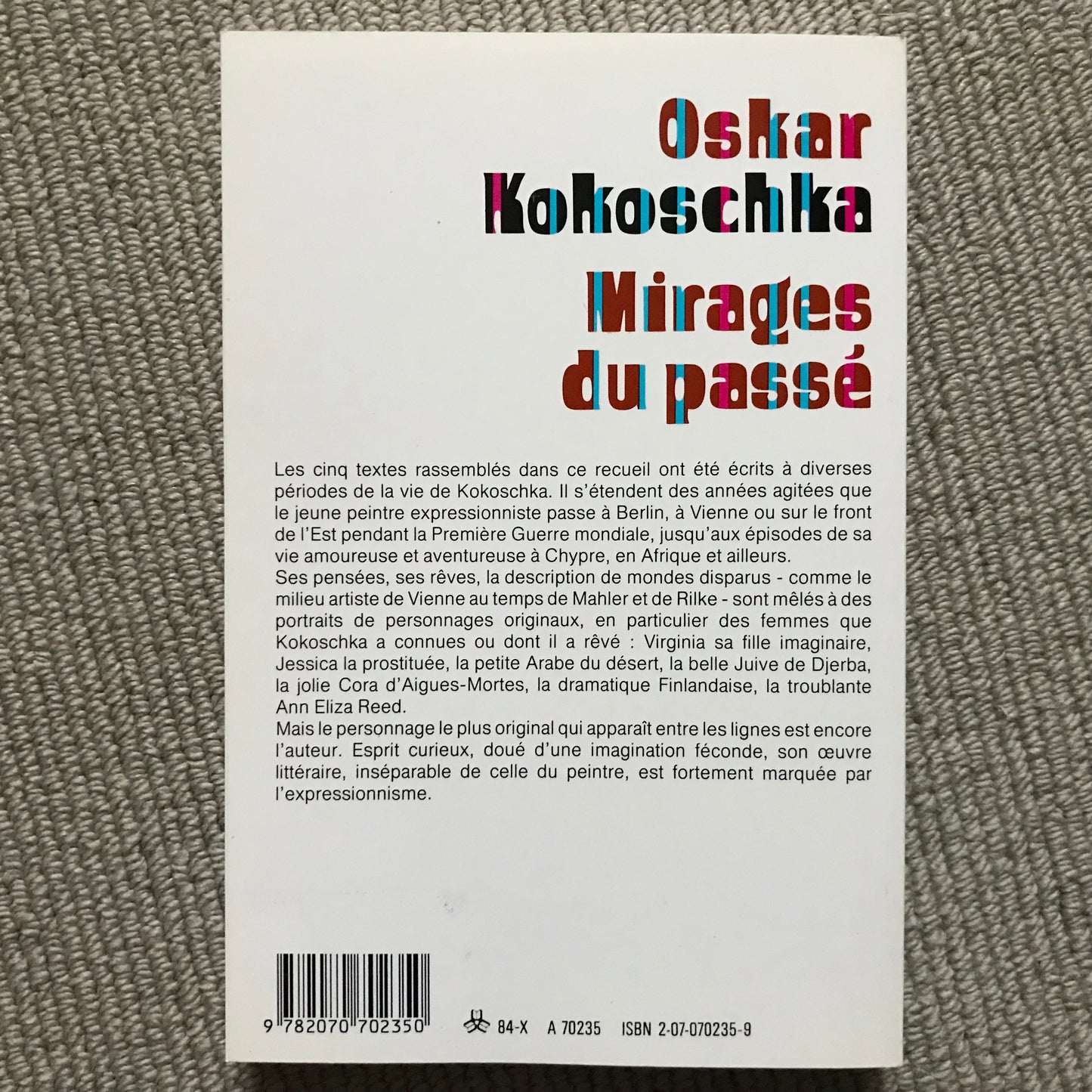 Kokoschka, Oskar - Mirages du passé